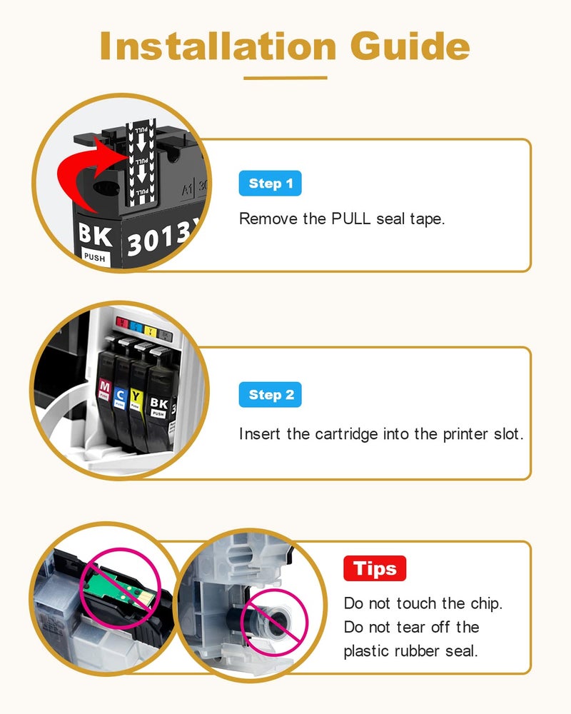 IN INTACTECH Intactech LC3013BK Compatible Ink Cartridges Replacement for Brother LC3013 XL LC3011 Black BK High Yield Ink Cartridges Work with MFC-J491DW MFC-J497DW MFC-J690DW MFC-J895DW Inkjet Printer - Image 3